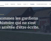 Une capture d’écran du site Internet de Patrimoine acadien de la Nouvelle-Écosse.  &mdash; PHOTO: PANÉ