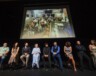 De gauche à droite: Shawn Burque, Anika Lirette, François d’Entremont, Yvette d’Entremont, Léo Leblanc, Claude Gaudet, Jacinta d’Entremont, Philippe Cottreau et Karmanda Murphy, tous membres de l’équipe de tournage du film La voix de la mer. &mdash; PHOTO: Yvette d’Entremont, Facebook