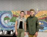 Les élèves Ally et Adriel Dumont Gagné à l’École NDA.  &mdash; PHOTO: Prudencia Mbiadjeu