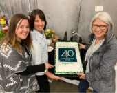 Mireille Morrissette, Manon Cyr, Michelle Lamy, les trois directrices de la Maison Verte  
