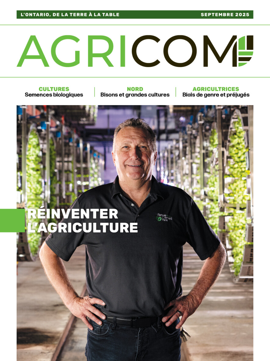 Voici la couverture du magazine.   