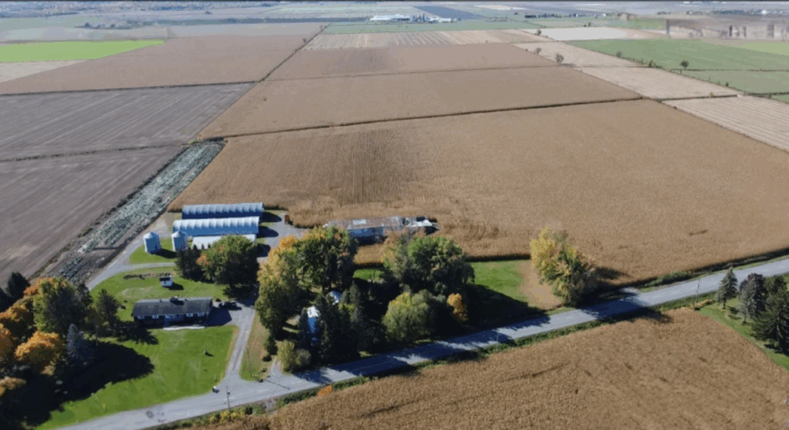 La ferme Max André à St-Bernardin.   