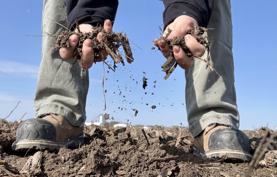 Chaque printemps, des milliers d'agriculteurs canadiens se mettent les doigts dans la terre pour entreprendre la nouvelle saison de culture. &mdash; PHOTO : Sandra Clément