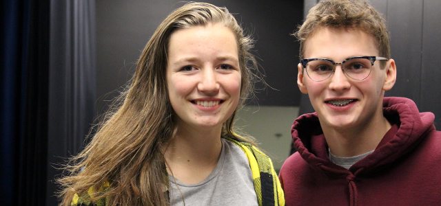 Lara Herry St-Onge et Benjamin Nadeau. Photo : Marie-Hélène Comeau  