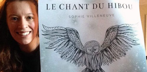Le Chant du hibou de Sophie Villeneuve (photo) sera lancé le 22 janvier prochain au café Baked. Le graphisme de l’album est signé Émeraude Dallaire-Robert. Photo fournie  