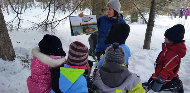 Gabrielle Gagnon accompagnera quelques classes dans la mise en place d’activités pédagogiques en plein air.
Photo fournie  