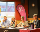 Cette année encore, Jeanne Beaudoin a présidé l’assemblée générale annuelle de l’Association franco-yukonnaise. &mdash; Photo : Manon Touffet