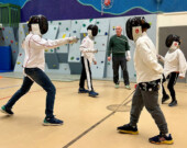 Il est très facile de s’inscrire au club d’escrime Midnight Sun, et les entraîneurs, dont deux sur trois sont francophones, offrent plusieurs classes adaptées à tous les niveaux. &mdash; Photo : James McCullough