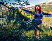 Chérie Coquette est arrivée au Yukon en 2018. Elle a commencé le burlesque à Montréal. &mdash; Photo : Jonathan-Serge Lalande