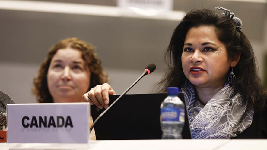 Pour Alison Dickson, à la tête de la délégation canadienne lors de la Convention de Minamata, les discussions et travaux ont été très encourageants car plusieurs consensus ont été conclus. &mdash; Photo: Fournie
