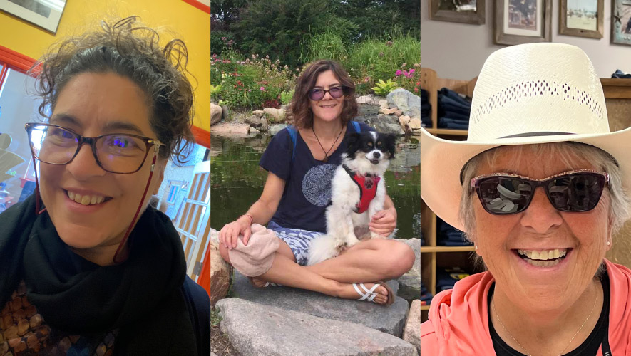 Janice Durant, Paulette Comeau et Johanne Moreau &mdash; Photos : Fournies