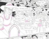 Claire Gallagher, artiste de Whitehorse, aime dessiner des monstres et des expressions faciales. &mdash; Illustration : Claire Gallagher