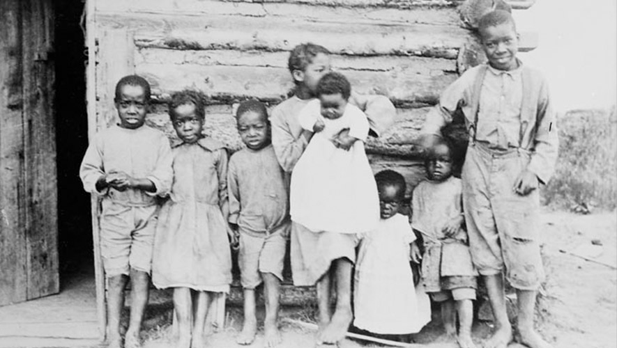 Une colonie noire à Athabasca Landing, en Alberta. &mdash; Photo : Bibliothèque et Archives Canada/Fonds du ministère de l’Intérieur/a040745