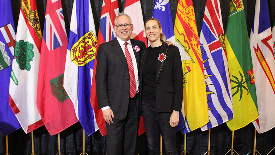 La rencontre a été coprésidée par Pascale St-Onge (à droite), ministre du Patrimoine canadien, et John Streicker, ministre du Tourisme et de la Culture du Yukon. &mdash; Photo : Gwendoline Le Bomin