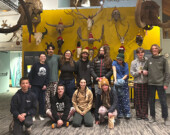Les jeunes étaient invité.e.s à venir à la soirée cinéma de la JeFY vêtu.e.s de leurs pyjamas les plus festifs et confortables. &mdash; Photo : Fournie