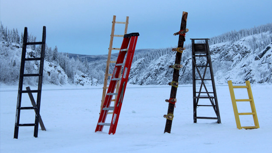 Going somewhere est une œuvre de l’artiste francophone Michel Gignac. &mdash; Photo : Yukon Prize