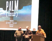 À l’animation de la soirée : Steve Hahn, Justin Kennedy, Gabriel Rivest et Martin Richard. Ces deux derniers, fervents amateurs de pêche, font aussi partie du comité organisateur. De nombreux prix de présence ont été offerts, comme des articles de pêche et des bons d’achat. &mdash; Photo : Michel Duteau