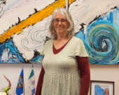 Johanne Maisonneuve a été acceptée en résidence pour artistes en Islande au Icelandic Textile Center, dans le village de Blönduós. Elle y restera tout au long du mois de septembre. &mdash; Photo : Gwendoline Le Bomin 