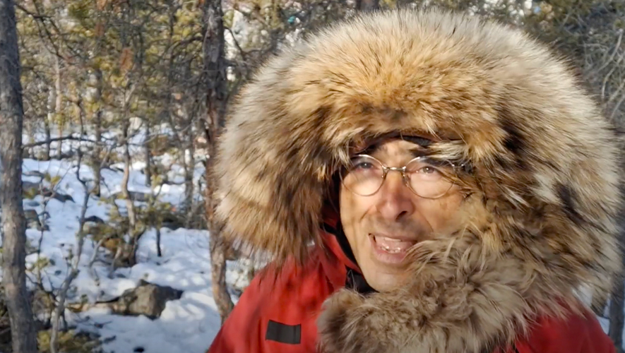 André Beaupré a passé un an au Yukon l’année dernière et vit désormais au Territoire du Nord-Ouest. &mdash; Photo : Youtube