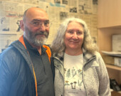 Jean-François DesLauriers et Sylvie Léonard ont eu deux enfants qui ont fréquenté les toutes premières classes de l’École Émilie-Tremblay. &mdash; Photo : Maryne Dumaine