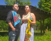 Connor Lafortune et Page Chartrand sont deux voix fortes franco-anichinabées du nord de l’Ontario.  &mdash; Photo : Connor Lafortune