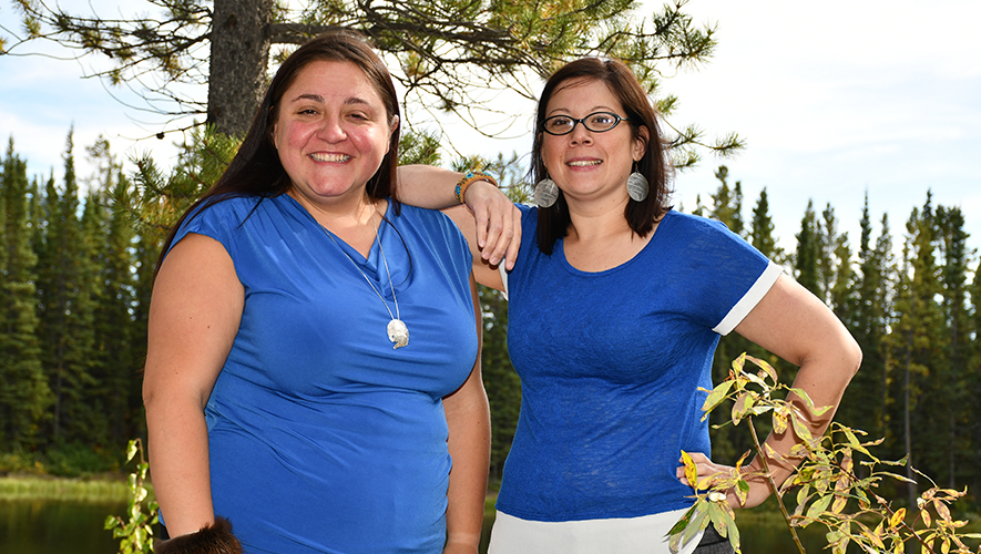 Tosh Southwick et Davida Wood, de l’organisme yukonnais IRP (Inspire, Reconciliation, Potential) &mdash; Photo : Fournie