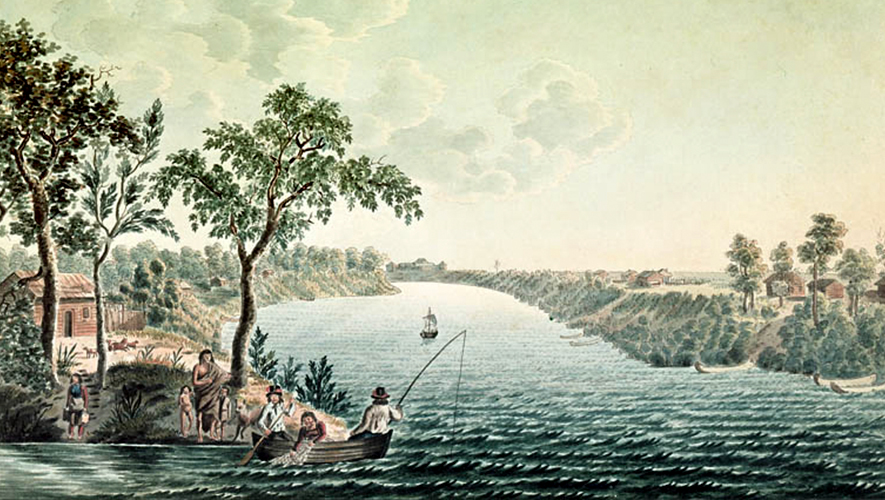 La colonie de la rivière Rouge.  &mdash; Photo : Peter Rindishbache, domaine public