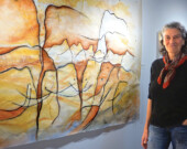 Joyce Majiski est une artiste multidisciplinaire. Ayant grandi en Ontario, c’est au Yukon qu’elle a posé ses valises en 1984. &mdash; Photo : Gwendoline Le Bomin