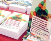 L’idée du livre Bibliothèques et archives dans les communautés de langue officielle en situation minoritaire : enjeux et devenirs est née lors d’un colloque organisé en 2020, en pleine pandémie.  &mdash; Photo : Lê Hai Huong Vu – Francopresse