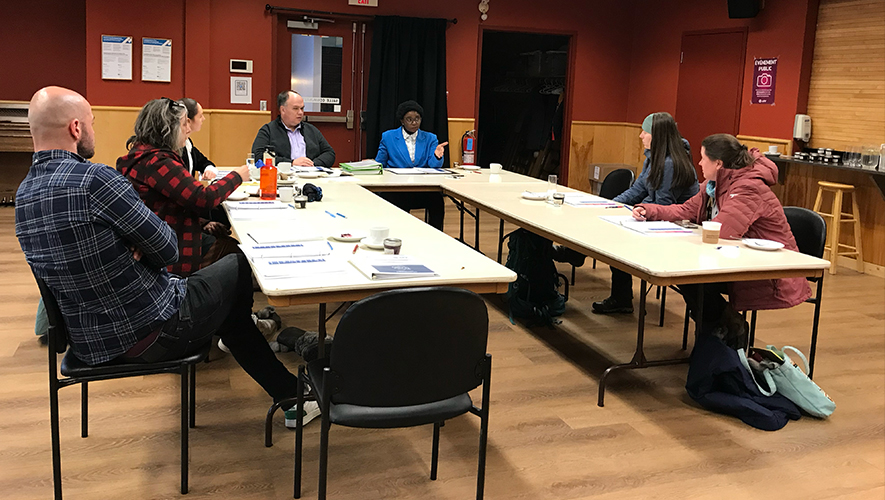 La formation en terminologie juridique française a eu lieu au Centre de la francophonie. Elle a permis aux personnes participantes d’acquérir et d’accroître un vocabulaire juridique précis et opérationnel et de renforcer leur capacité à offrir des services en français. &mdash; Photo : Gwendoline Le Bomin 