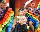 Le Yukon Rendez vous est une belle occasion de mettre des plumes et des couleurs dans nos vies. Jackpot jamie, Rafael Jacques-Knight, ditsy dotty et late knight Laura. &mdash; Photo : Josée Jacques