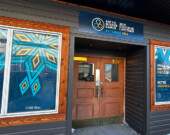 Les bureaux des Jeux d’hiver de l’Arctique sont situés sur la rue Main, à Whitehorse. &mdash; Photo : Maryne Dumaine