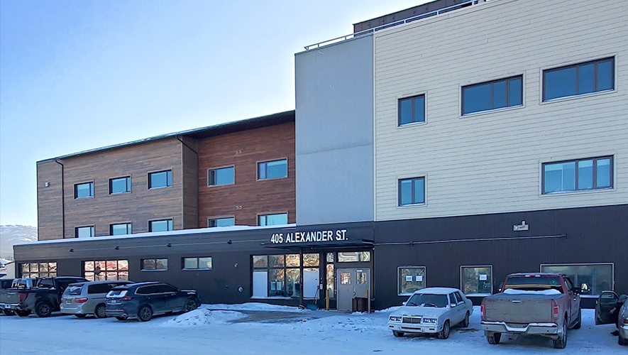 Le refuge du 405, rue Alexander à Whitehorse offre des services à la population en situation d’itinérance. &mdash; Photo : Angélique Bernard 