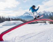 Stian Langbakk a participé aux championnats juniors du monde dans les épreuves de rails, big air et slopestyle.  &mdash; Photo : Ali Field 
