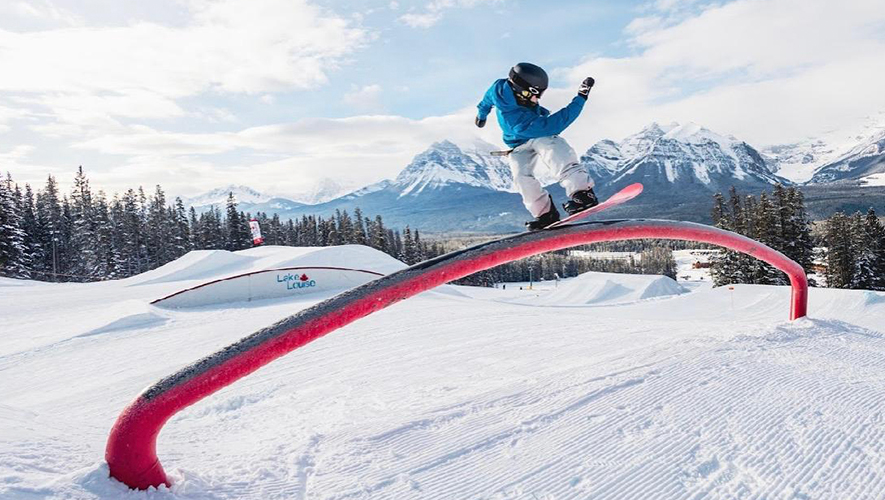 Stian Langbakk a participé aux championnats juniors du monde dans les épreuves de rails, big air et slopestyle.  &mdash; Photo : Ali Field 