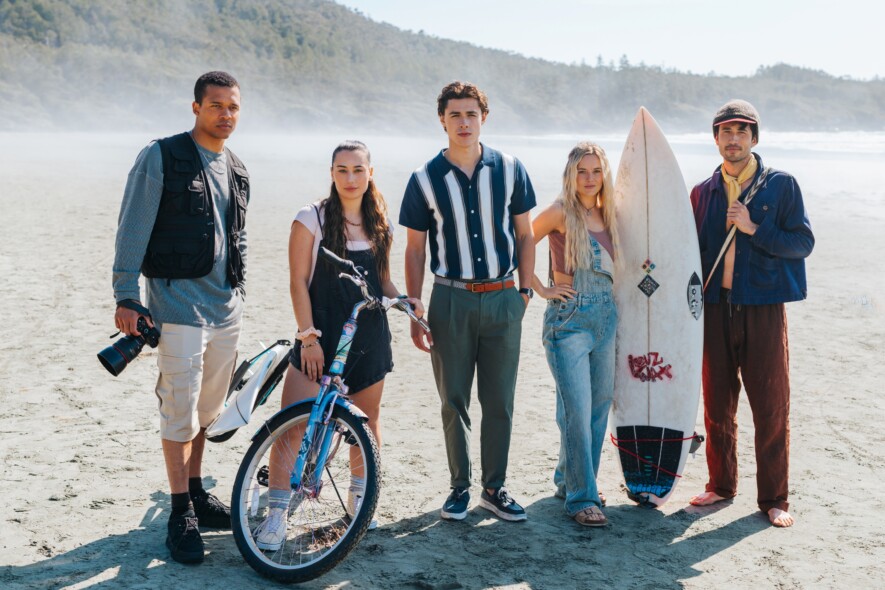 Surf Bay, côte Ouest, est la première série de fiction tournée en français en Colombie-Britannique. &mdash; Photo : Fournie