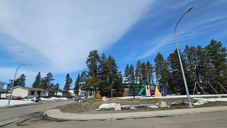 Le parc Morley, dans le quartier de Riverdale, fait partie des zones potentielles d’urbanisation par la Ville de Whitehorse. &mdash; Photo : Kahina Chouiter