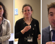 Souâad Larfi, Marie-France Talbot et Patrick Arsenault ont présenté un modèle de collaboration visant à renforcer l’offre postsecondaire en français au Yukon, au Nunavut et aux Territoires du Nord-Ouest. &mdash; Montage : Médias ténois