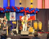 Wesley Louissaint et son groupe ont participé au spectacle du 2 juillet. &mdash; Photo : Angélique Bernard