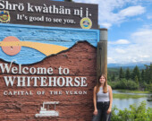 Clémence Pelois est la quatrième étudiante de Lancieux à compléter un stage à Whitehorse. Cette dernière affirme que, malgré ses difficultés physiques, son travail à Icy Waters a été très éducatif et enrichissant. &mdash; Photo : Fournie