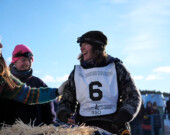 En 2023, Louve Tweddell finissait la YQ450, une course de 450 milles entre Whitehorse et Dawson. Il s’agissait alors de sa plus longue distance. &mdash; Photo : Morgan Sapir