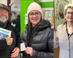 Luc Laferté, Lorraine Taillefer et Jeanne Beaudoin  