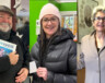 Luc Laferté, Lorraine Taillefer et Jeanne Beaudoin  